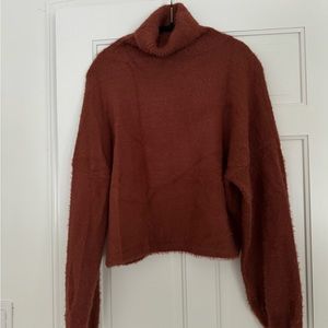 Nordstrom Crop Mohair Turtleneck
